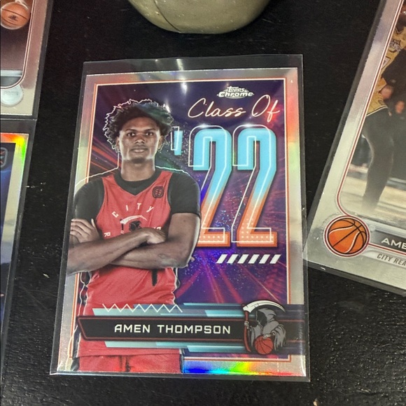 Amen Thompson - Topps Chrome OTE 2022/23 - Lot of (7) Gem Mint 10 - Picture 4 of 12